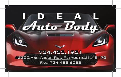 Ideal Auto Body Shop Inc 42300 Ann Arbor Road E, Plymouth, MI 48170 Ideal Auto Body Shop Inc Logo