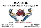 K.A.R.S. Kincaid Auto Repair & Sales 323 South Street, Milford, NH 03055 K.A.R.S. Kincaid Auto Repair & Sales Logo