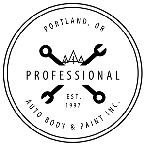 Professional Auto Body & Paint Inc 6380 NE Alberta St., Portland, OR 97218 Professional Auto Body & Paint Inc Logo