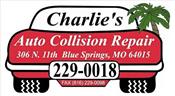 Charlies Auto Collision Repair 306 NW 11th St, Blue Springs, MO 64015 Charlies Auto Collision Repair Logo