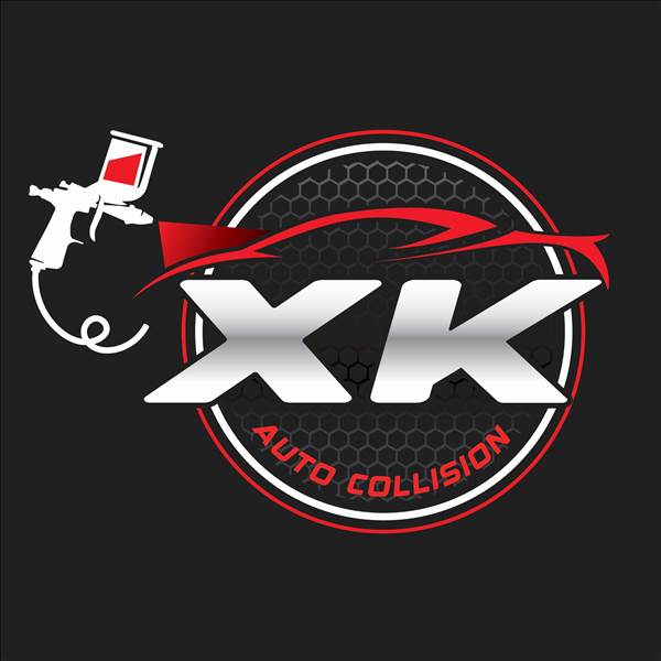 Xk Auto Collision Logo