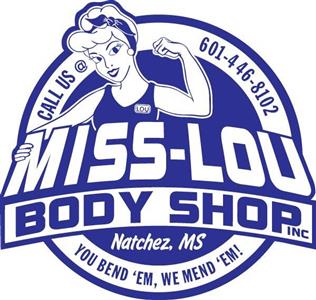 Miss Lou Body Shop 641 Highway 61 N, Natchez, MS 39120 Miss Lou Body Shop Logo