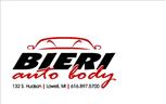 Bieri Auto Body, Inc 132 S Hudson, Lowell, MI 49331 Bieri Auto Body, Inc Logo