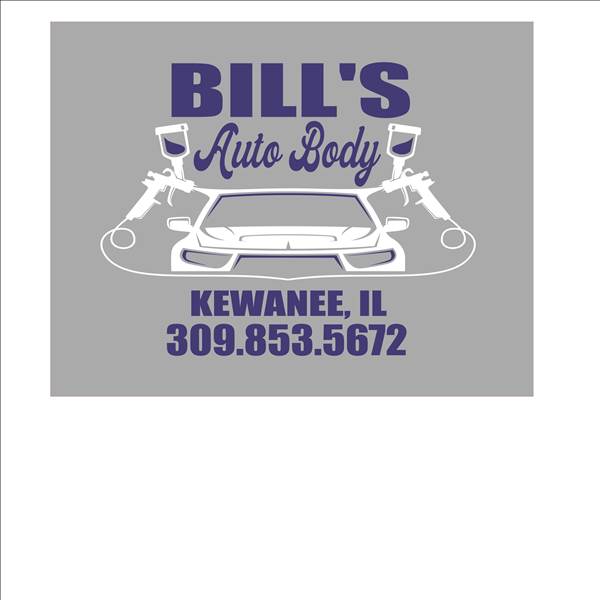 Bill's Auto Body, LLC. Logo