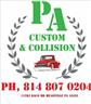 PA Custom & Collision, LLC 11283 Baco Rd., Meadville, PA 16335 PA Custom & Collision, LLC Logo