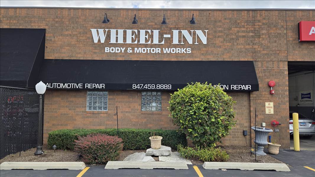 Wheel Inn Body & Motor Works 871 E Palatine Road, Wheeling, IL 60090 Wheel Inn Body & Motor Works Logo