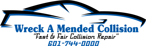 Wreck A Mended Collision 3023 Old Hwy 11, Purvis, MS 39475 Wreck A Mended Collision Logo