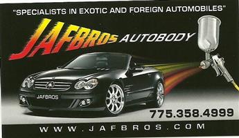 Jafbros Auto Body 210 Glendale Ave, Sparks, NV 89431 Jafbros Auto Body Logo