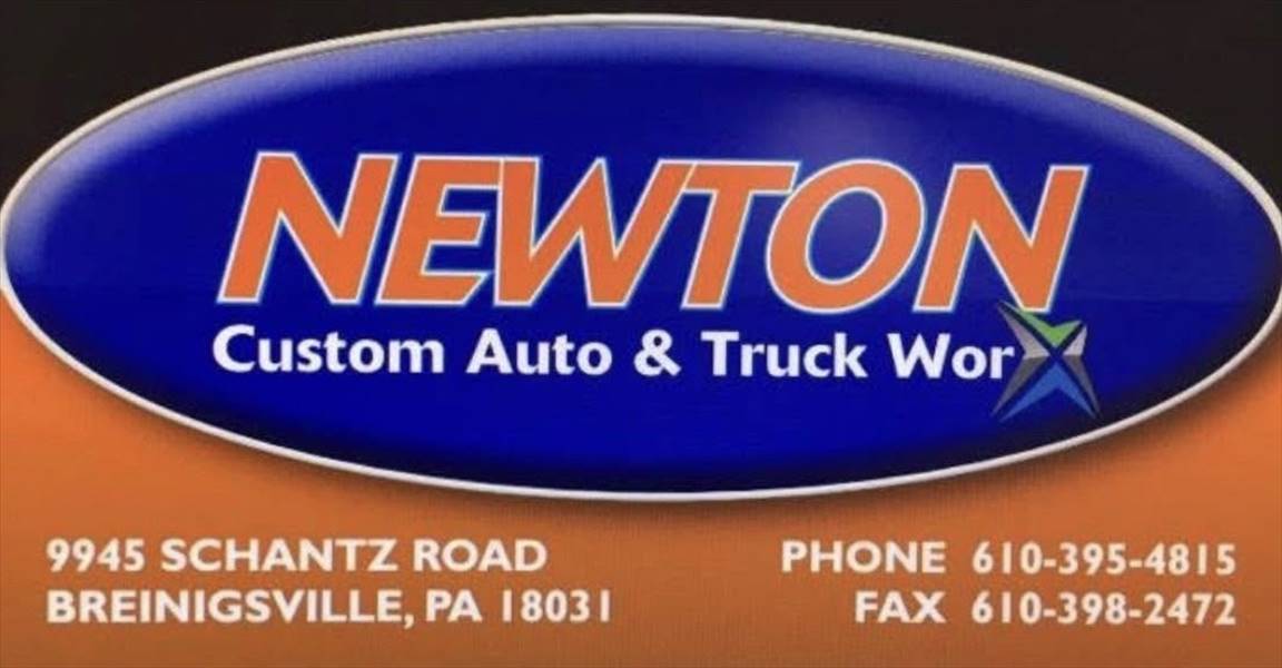 Newton Custom Auto & Truck Worx 9945 Schantz Rd, Breinigsville, PA 18031 Newton Custom Auto & Truck Worx Logo