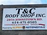 T&C Body Shop & Custom Paints Conversion Logo
