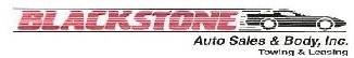 Blackstone Auto Sales & Body Inc. 8 Ann And Hope Way, Cumberland, RI 02864 Blackstone Auto Sales & Body Inc. Logo