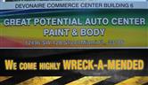 The Great Potential Paint & Body Shop Logo