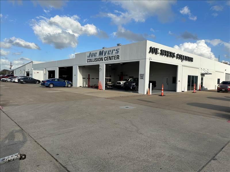 Joe Myers Collision Center 19010-B Northwest Fwy, Houston, TX 77065 Joe Myers Collision Center Logo