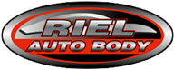 Riel Auto Body, LLC. Logo