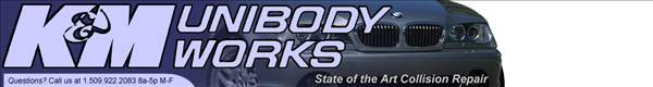 K&M Unibody Works 2011 N Park Rd, Spokane Valley, WA 99212 K&M Unibody Works Logo