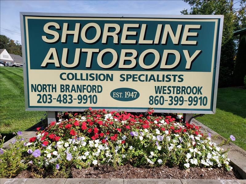 Shoreline Auto Body, Inc. 1961 Foxon Road, North Branford, CT 06471 Shoreline Auto Body, Inc. Logo