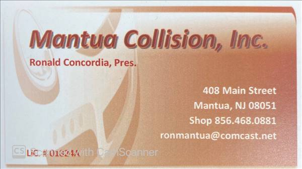 Mantua Collision Inc. 408 Main St, Mantua, NJ 08051 Mantua Collision Inc. Logo