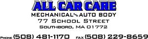 All Car Care LLC 77 School Street, Southborough, MA 01772 All Car Care LLC Logo
