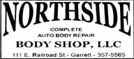 Northside Body Shop 111 E Railroad St, Garrett, IN 46738 Northside Body Shop Logo