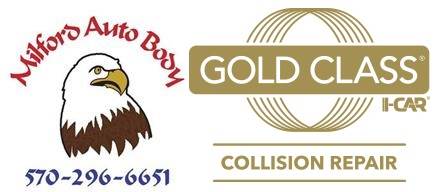 Milford Auto Body 839 Route 6, Shohola, PA 18458 Milford Auto Body Logo