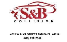 S&B Collision 4215 W Alva St, Tampa, FL 33614 S&B Collision Logo