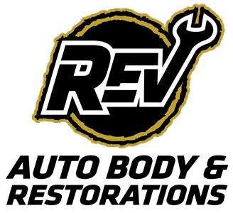 Rev Auto Body & Restorations 1831 NW Mulholland Drive, Roseburg, OR 97470 Rev Auto Body & Restorations Logo