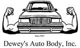 Dewey's Auto Body Logo