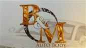 B & M Auto Body Logo