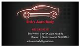 Erik's Auto Body Logo