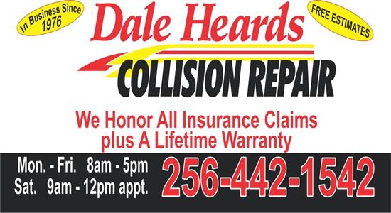Dale Heards Body Shop & Towing 101 Commerce Parkway, Gadsden, AL 35904 Dale Heards Body Shop & Towing Logo