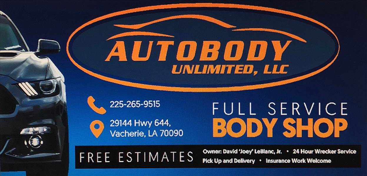 Auto Body Unlimited LLC 29144 Highway 644, Vacherie, LA 70090 Auto Body Unlimited LLC Logo