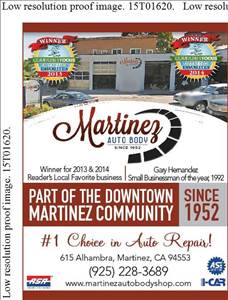 Martinez Auto Body 615 Alhambra Avenue, Martinez, CA 94553 Martinez Auto Body Logo