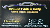 Top Gun Paint and Body Logo