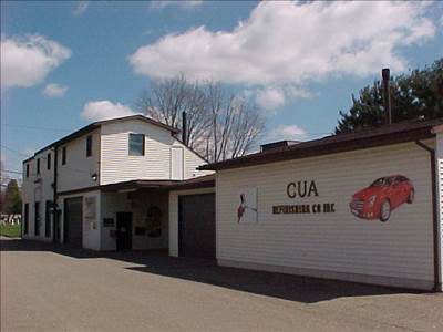 Cua Refinishing Co. 435 Race St., Dover, OH 44622 Cua Refinishing Co. Logo
