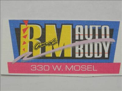 R & M Auto Body, Inc. Logo
