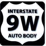 Interstate 9w Auto Body Logo