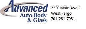 Advanced Auto Body & Glass 2220 Main Ave E, West Fargo, ND 58078 Advanced Auto Body & Glass Logo