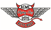 Acme Flying Taz Autobody Logo