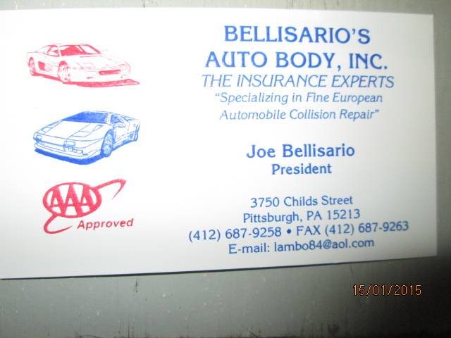 Bellisario's Auto Body Inc. 3750 Childs St, Pittsburgh, PA 15213 Bellisario's Auto Body Inc. Logo