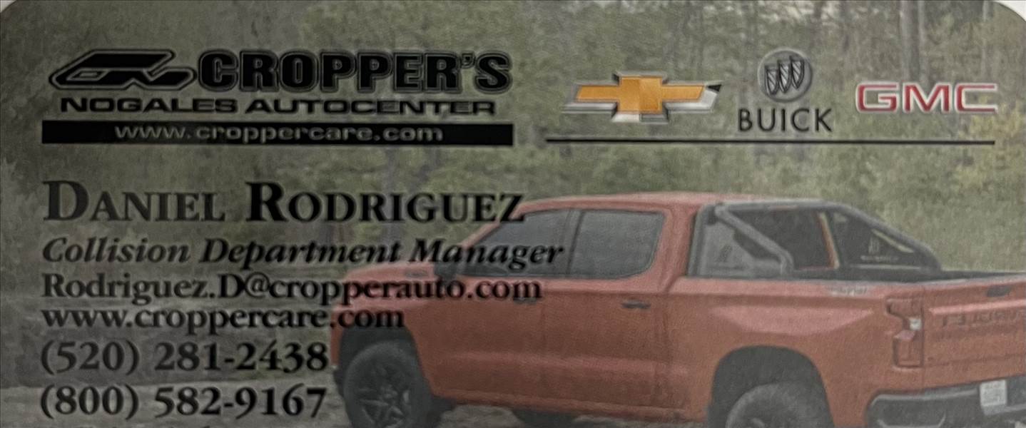 Croppers Nogales Collision Center Logo