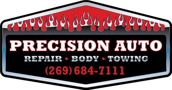 Precision Auto & Body 32481 US Highway 12, Niles, MI 49120 Precision Auto & Body Logo