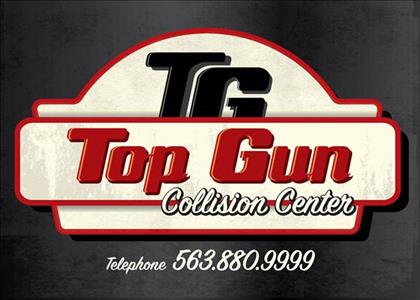 Top Gun Custom & Collision Center 607 S Main, Garnavillo, IA 52049 Top Gun Custom & Collision Center Logo