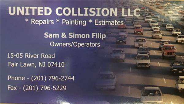 United Collision 15-05 River Rd, Fair Lawn, NJ 07410 United Collision Logo