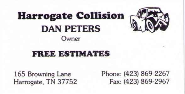 Harrogate Collision 165 Browning Lane, Harrogate, TN 37752 Harrogate Collision Logo