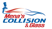 Mena's Collision and Glass Logo