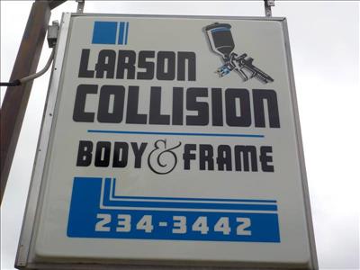 Larson Collision 2257 County Road Ss, Rice Lake, WI 54868 Larson Collision Logo