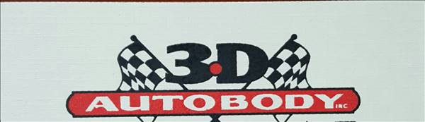 3-D Autobody, Inc. Logo