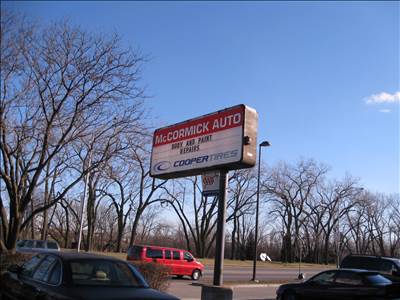 Mccormick Auto Body 8243 Christiana Ave, Skokie, IL 60076 Mccormick Auto Body Logo