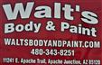 Walt's Body & Paint Logo