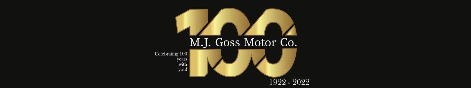 M J Goss Motor Company 1415 Adams Ave, La Grande, OR 97850 M J Goss Motor Company Logo